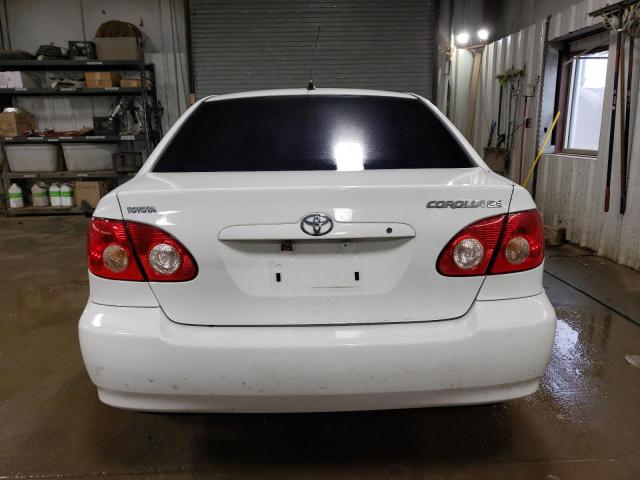 JTDBR32E260065921 - 2006 TOYOTA COROLLA CE WHITE photo 6