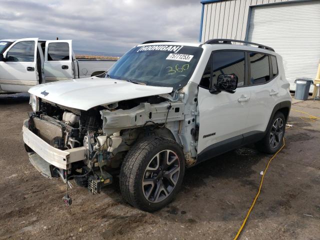 ZACCJABB2JPG95091 - 2018 JEEP RENEGADE LATITUDE WHITE photo 1