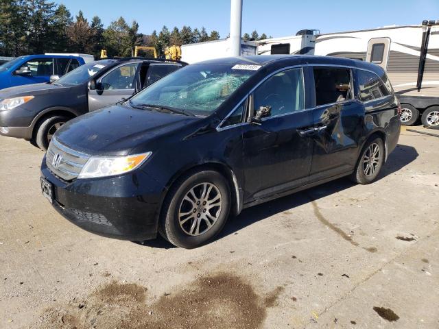 5FNRL5H43BB022355 - 2011 HONDA ODYSSEY EX BLACK photo 1