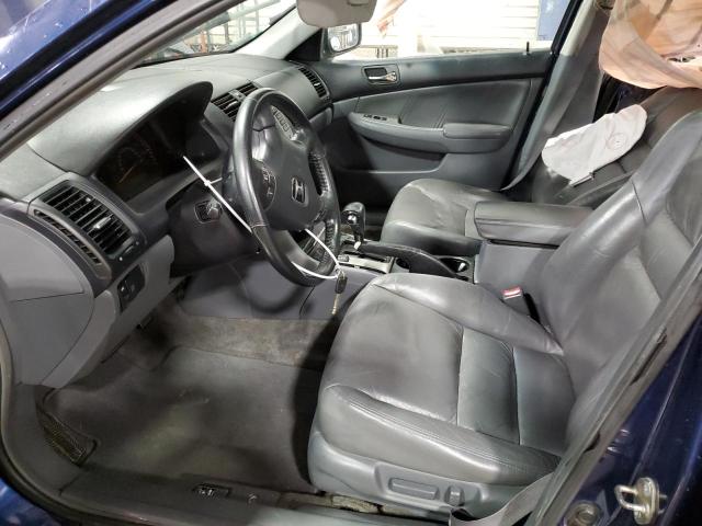 1HGCM66565A062223 - 2005 HONDA ACCORD EX BLUE photo 7