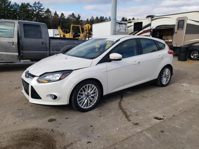 1FADP3N26EL168813 - 2014 FORD FOCUS TITANIUM WHITE photo 1