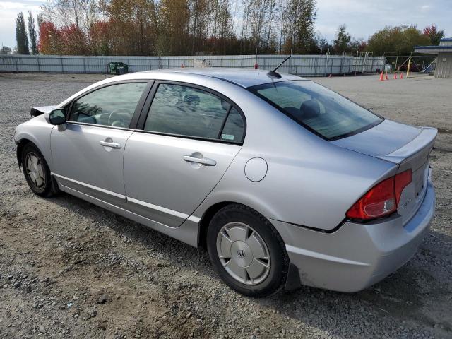 JHMFA362X8S024273 - 2008 HONDA CIVIC HYBRID SILVER photo 2