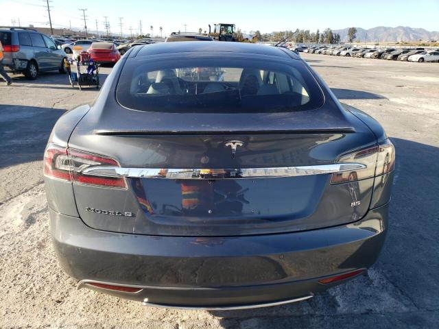 5YJSA1H18EFP39439 - 2014 TESLA MODEL S GRAY photo 6