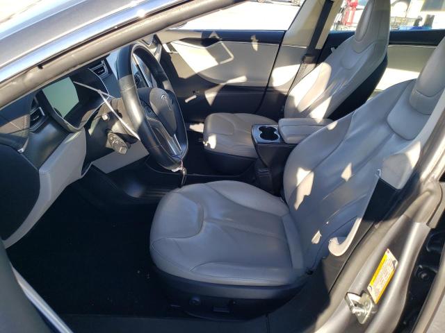 5YJSA1H18EFP39439 - 2014 TESLA MODEL S GRAY photo 7