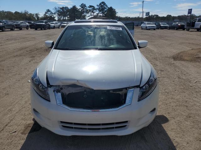 1HGCP36859A000091 - 2009 HONDA ACCORD EXL WHITE photo 5