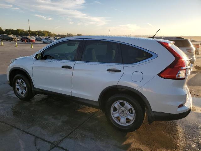 5J6RM4H39FL112363 - 2015 HONDA CR-V LX WHITE photo 2