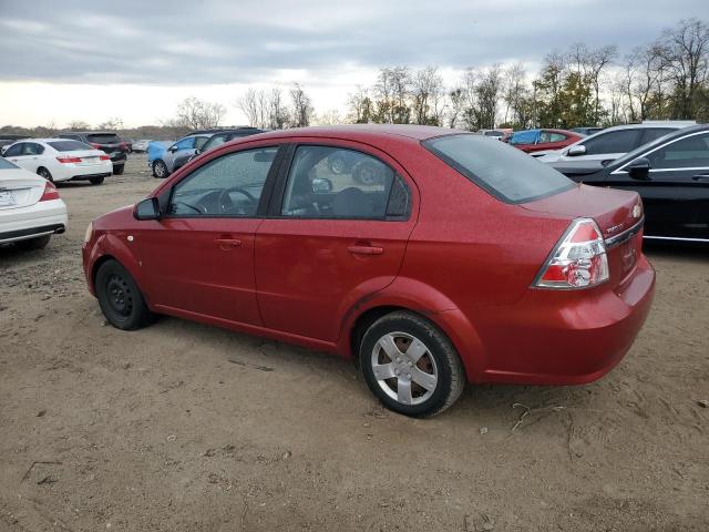 KL1TD56688B229298 - 2008 CHEVROLET AVEO BASE BURGUNDY photo 2
