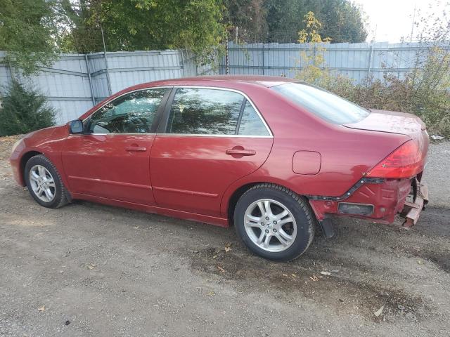 1HGCM56777A809150 - 2007 HONDA ACCORD EX RED photo 2
