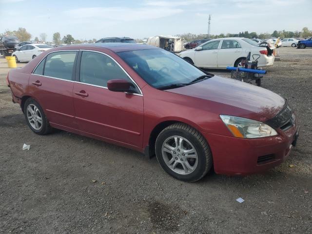 1HGCM56777A809150 - 2007 HONDA ACCORD EX RED photo 4