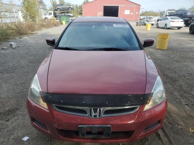 1HGCM56777A809150 - 2007 HONDA ACCORD EX RED photo 5