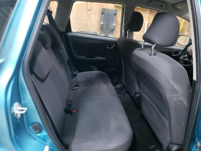 JHMGE8H36DC058050 - 2013 HONDA FIT BLUE photo 10