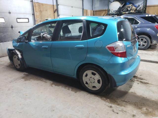 JHMGE8H36DC058050 - 2013 HONDA FIT BLUE photo 2