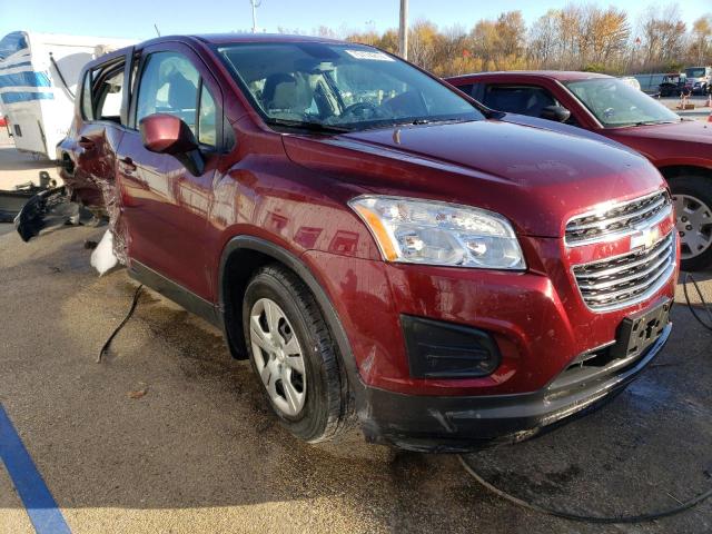 3GNCJKSB7GL258220 - 2016 CHEVROLET TRAX LS MAROON photo 4