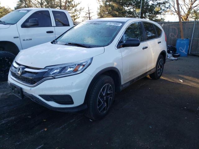 5J6RM4H44GL122003 - 2016 HONDA CR-V SE WHITE photo 1