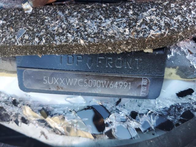 5UXXW7C50J0W64991 - 2018 BMW X4 XDRIVEM40I WHITE photo 12