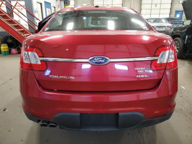 1FAHP2EW9BG169067 - 2011 FORD TAURUS SEL RED photo 6