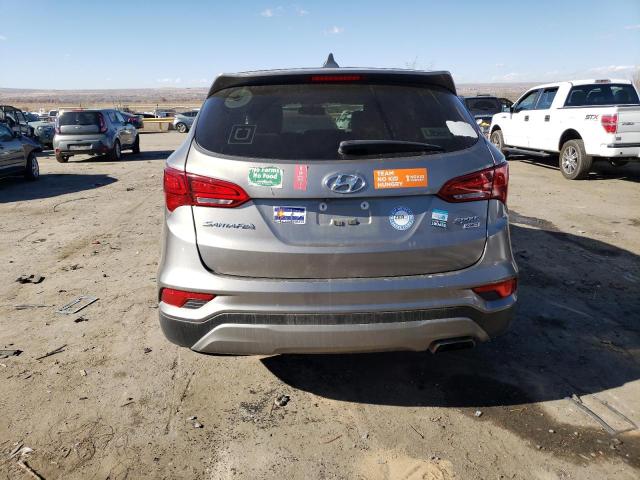 5XYZTDLB5HG440580 - 2017 HYUNDAI SANTA FE S GRAY photo 6