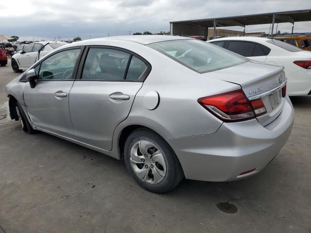 2HGFB2F54FH559088 - 2015 HONDA CIVIC LX SILVER photo 2