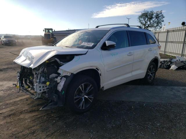 5TDKKRFH4GS503655 - 2016 TOYOTA HIGHLANDER XLE WHITE photo 1