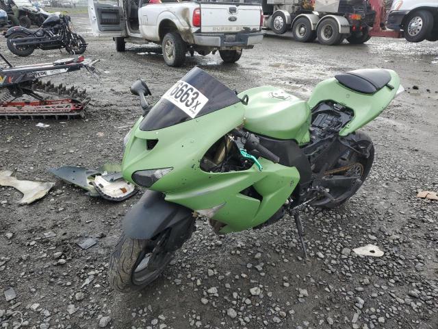 JKAZXCD1X7A022027 - 2007 KAWASAKI ZX1000 D GREEN photo 2