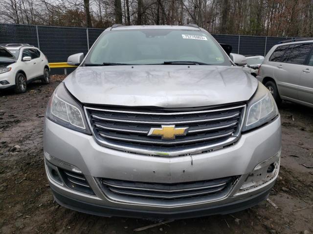 1GNKVJKD0FJ375171 - 2015 CHEVROLET TRAVERSE LTZ SILVER photo 5