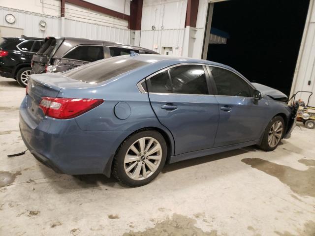 4S3BNAN60J3026675 - 2018 SUBARU LEGACY 2.5I LIMITED BLUE photo 3