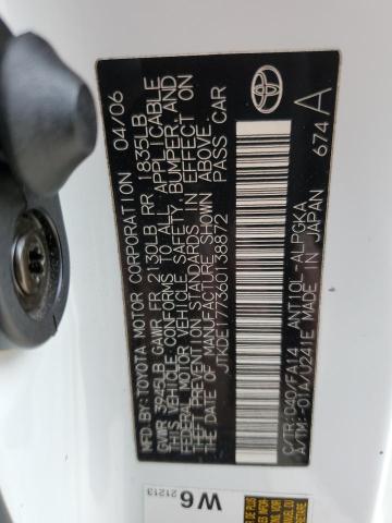 JTKDE177360138872 - 2006 TOYOTA SCION TC 白色 照片 12