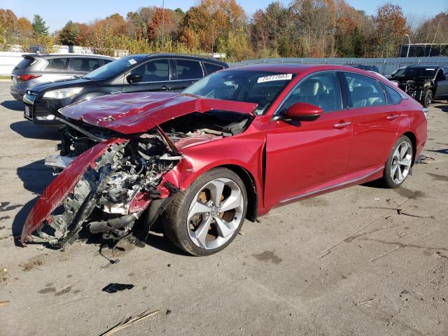 1HGCV2F94JA004484 - 2018 HONDA ACCORD TOURING RED photo 1