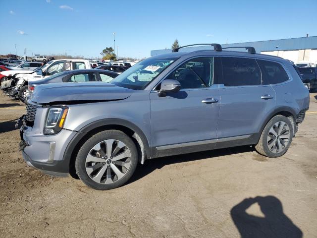 5XYP6DHC8MG151459 - 2021 KIA TELLURIDE S BLUE photo 1