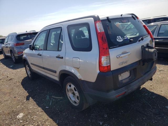 SHSRD78536U413117 - 2006 HONDA CR-V LX SILVER photo 2