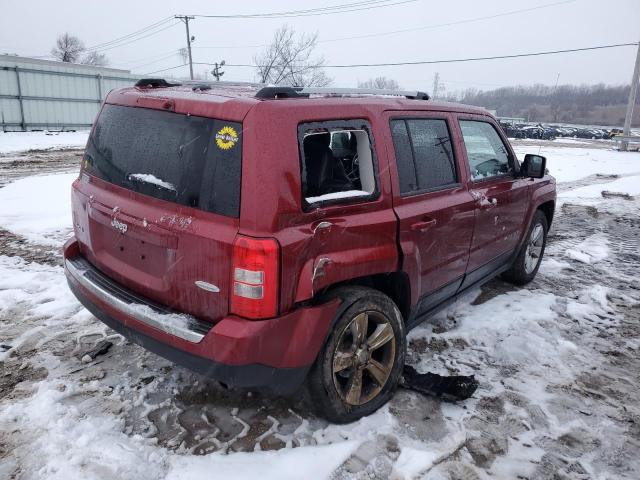 1J4NF4GB8BD124350 - 2011 JEEP PATRIOT LATITUDE MAROON photo 3