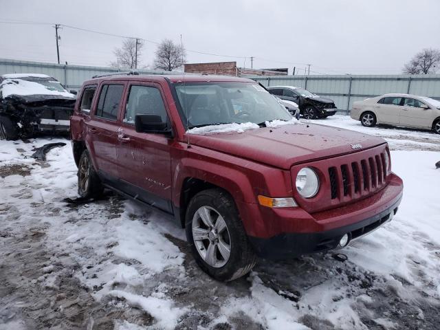 1J4NF4GB8BD124350 - 2011 JEEP PATRIOT LATITUDE MAROON photo 4