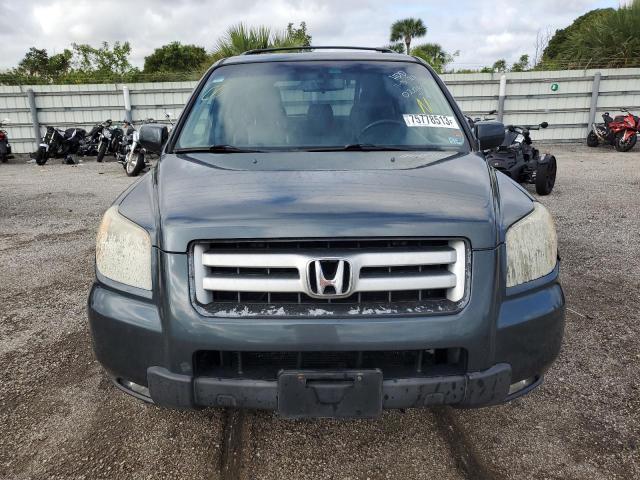 5FNYF18686B020619 - 2008 HONDA PILOT EXL EX TEAL photo 5