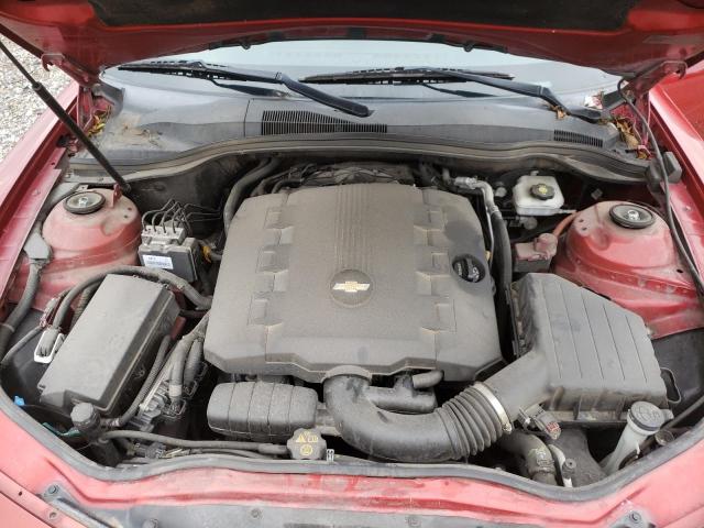 2G1FD1E38F9190161 - 2015 CHEVROLET CAMARO LT MAROON photo 11