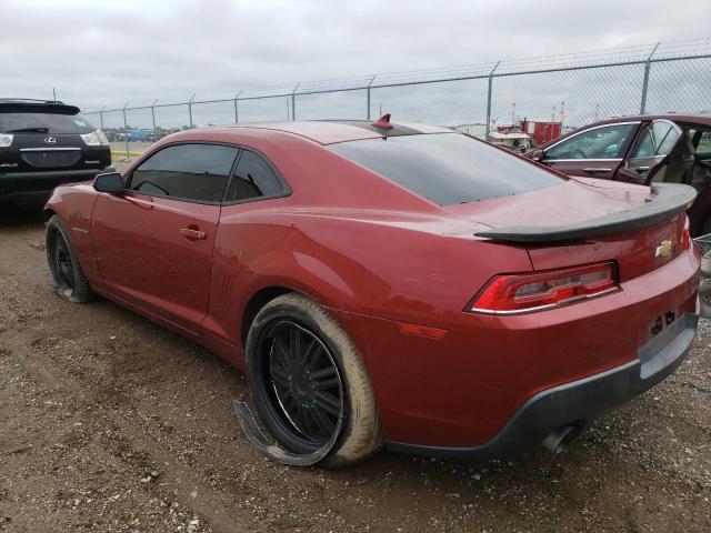 2G1FD1E38F9190161 - 2015 CHEVROLET CAMARO LT MAROON photo 2