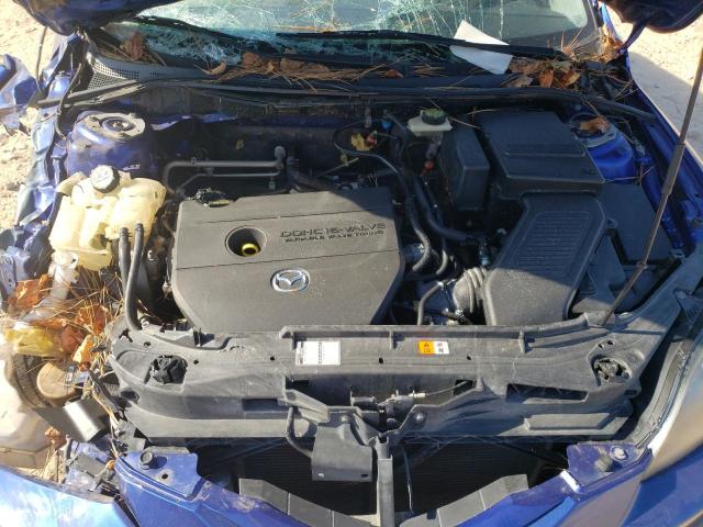 JM1BK343171689446 - 2007 MAZDA 3 HATCHBACK BLUE photo 11