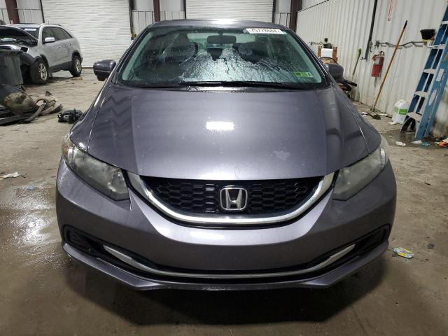 19XFB2F80FE093986 - 2015 HONDA CIVIC EX GRAY photo 5
