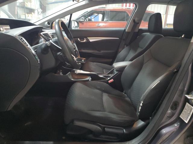 19XFB2F80FE093986 - 2015 HONDA CIVIC EX GRAY photo 7