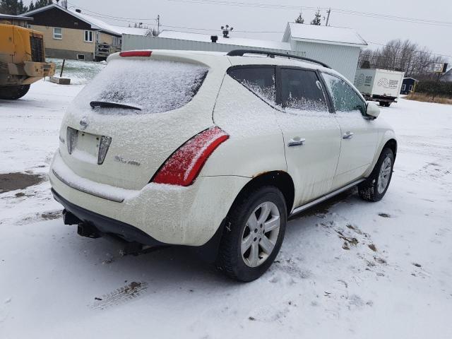 JN8AZ08W77W663516 - 2007 NISSAN MURANO SL WHITE photo 3