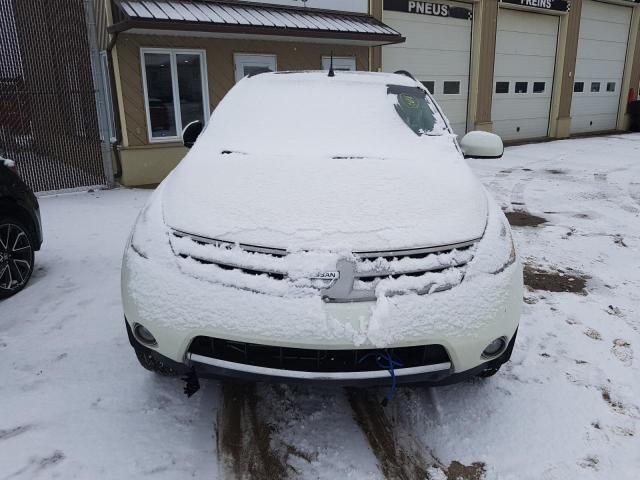 JN8AZ08W77W663516 - 2007 NISSAN MURANO SL WHITE photo 5