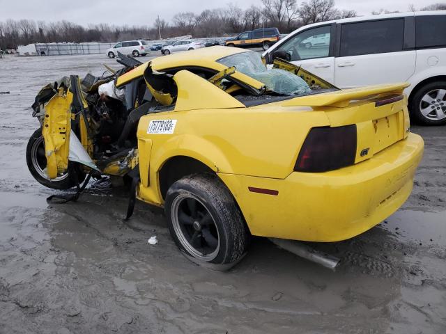 1FAFP40614F172144 - 2004 FORD MUSTANG YELLOW photo 2