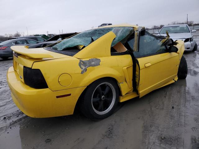 1FAFP40614F172144 - 2004 FORD MUSTANG YELLOW photo 3