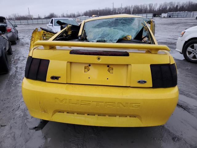 1FAFP40614F172144 - 2004 FORD MUSTANG YELLOW photo 6