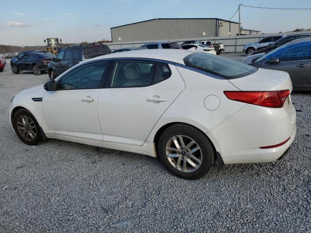 KNAGM4A76B5122595 - 2011 KIA OPTIMA LX WHITE photo 2