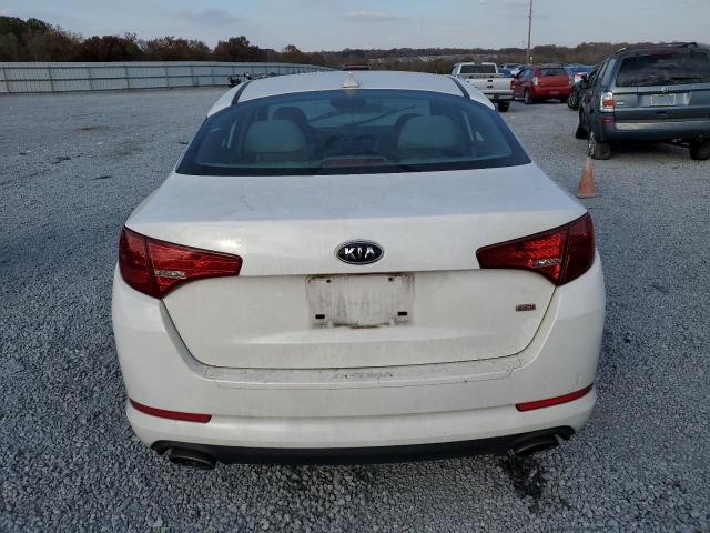 KNAGM4A76B5122595 - 2011 KIA OPTIMA LX WHITE photo 6