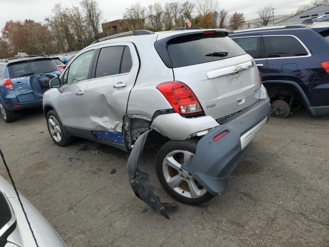 3GNCJRSB6GL246567 - 2016 CHEVROLET TRAX LTZ SILVER photo 2