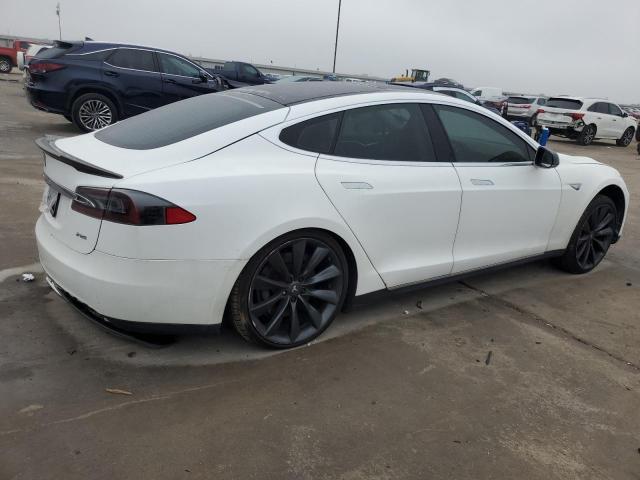 5YJSA1DP2DFP07157 - 2013 TESLA MODEL S WHITE photo 3