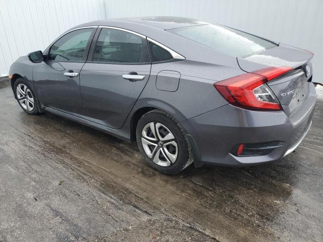 2HGFC2F60KH563221 - 2019 HONDA CIVIC LX GRAY photo 2