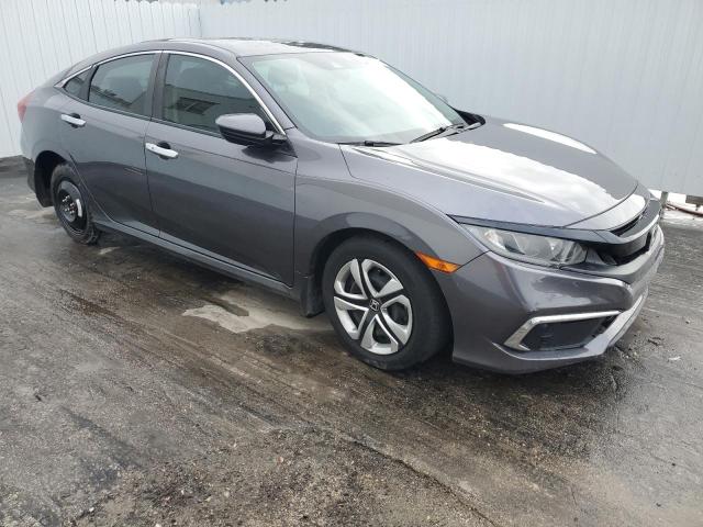 2HGFC2F60KH563221 - 2019 HONDA CIVIC LX GRAY photo 4