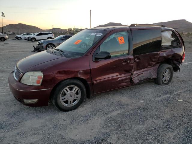 2FMDA52236BA27013 - 2006 FORD FREESTAR SEL RED photo 1